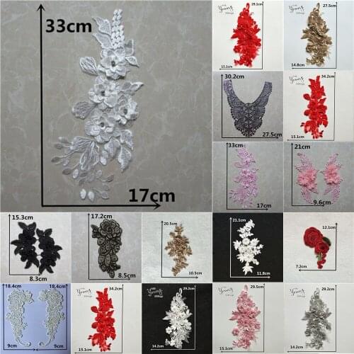 New arrive Sewing Lace Fabric Embroidery Neckline Venise Lace Collar Applique DIY Clothing Supplies Accessories Scrapbooking