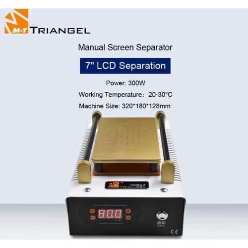 M-Triangel CP-051 7 Inch LCD Screen Separator Built-in Vacuum Pump Glass LCD Touch Screen Thermostat Separation Heating Station