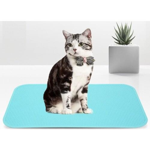 Non-Slip Rubber Pet Mat Grooming Cat Dog Litter Mat Bathing Training Table Bathroom Floor Kitchen Anti-Slid Mats Bottom Pad
