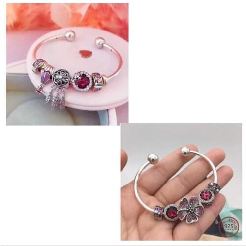 New hot air balloon shop dream net Pan bracelet open 925 sterling silver original jewelry