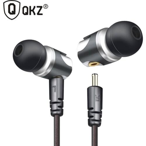 QKZ DM4 Genuine Earphones in-ear Earphone With Mic HIFI Bass Earphones In ear Headset For iPhone Xiaomi MP3