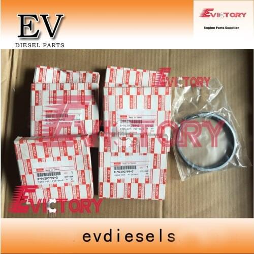 Genuine type 6HH1 6HH1T piston ring set 8-94390799-0 for Isuzu heavy truck