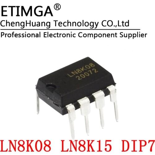 5PCS/LOT LN8K08 LN8K15 DIP7 High voltage step-down converter