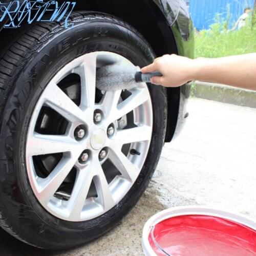 Car tire washing brush for Chevrolet Cruze Trax Aveo Lova Sail Epica Captiva Volt Camaro Cobalt AUTO Accessories