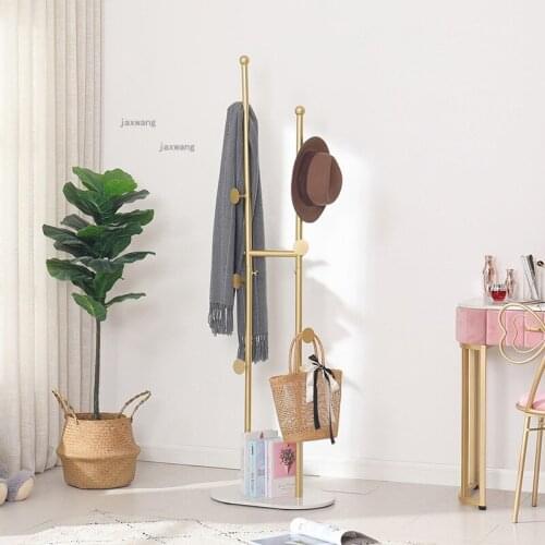 Simple Bedroom Floor Coat Racks Nordic Household Furniture Hanger Hallway Porch Hanging Clothes Rack Dormitory Storage Bag Shelf