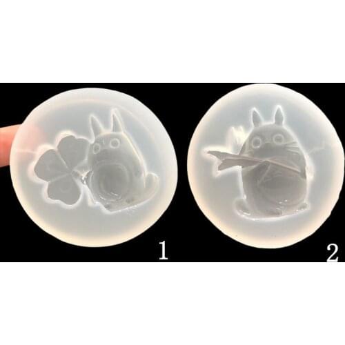 Mirror Crystal Drop DIY Handmade Jewelry Hanging Dragon Cat Silica Gel Mould