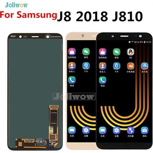 TFT LCD For Samsung Galaxy J8 2018 J810 LCD Display Touch Screen Adjust Brightness Pancel SM-J810M J810F J810Y LCD Replacement