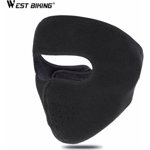WEST BIKING Winter Warm Face Cover Windproof Ear Muffs Ski Fishing Running Sport Bike Headwear Men Women Plush Protective Mask