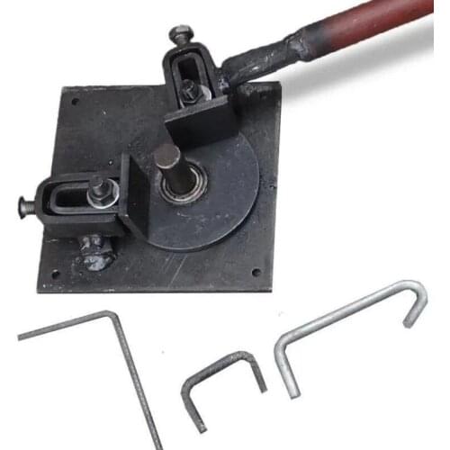 1to12mm Small ManualBending Machine Pipe Tube Bending Machine Hand Moving Steel Stirrup Bearing Type Stainless Steel Handle