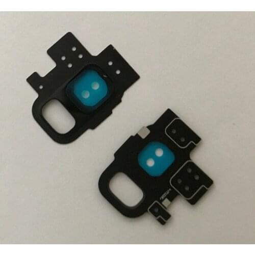 100pcs/lot Rear Back Camera Glass Lens For Samsung Galaxy S9 S9 Plus Cover with Frame Holder Replacement Repair Spare Parts