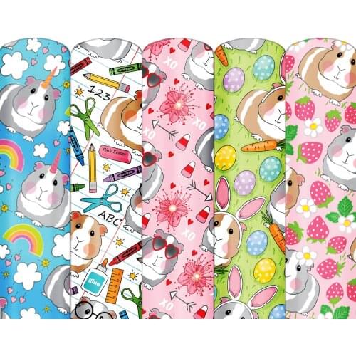 20*33cm Ordinary Guinea Pig Faux Synthetic Leather Fabric For Bows Leather Sheets Crafts DIY Handmade Material,c16369