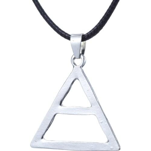 20pcs/lot wholesale Fashion Charm 30 Seconds to Mars Logo Triad Pendant Necklace,original factory supply