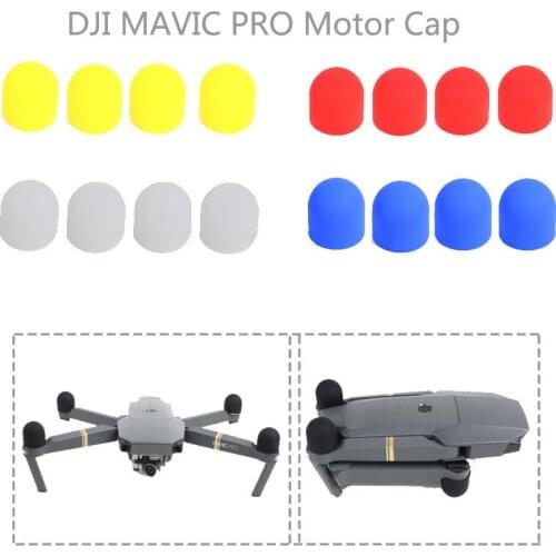4pcs/set Mavic 2 Pro Motor Silicone Cap Protector Protection Guard Dust-Proof Anticollision Motor Case Cover for DJI Mavic PRO