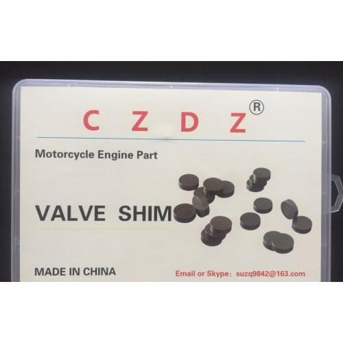 63pcs Motorcycle Engine Parts Adjustable Valve Shims 9.48 mm Complete Valve Shim Kit Cams 1.2 ~2.9mm