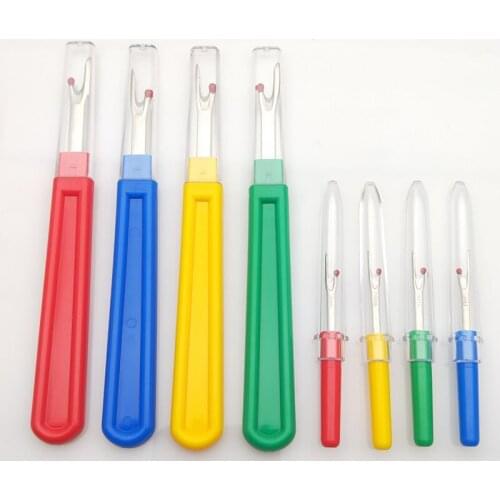 8Pcs/Set Seam Ripper for Trimming Stitch Unpicker Multi Purpose Quilting Scissors DIY Handcraft Plastic/Steel Sewing Tools