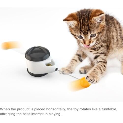 Cat Toy Supplies Funny Not Boring Tumblers Balance Swing Car Feather Interactive Indoor Training Cat Toys Ball Pet Toys