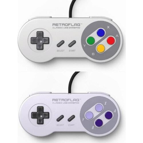 Retroflag Classic Wired USB Gaming Controller XINPUT DINPUT Turbo Function Compatible with Raspberry Pi Windows Switch Jpad Upad