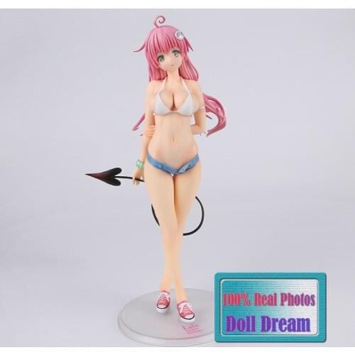25CM Japanese Anime To Love-Ru Darkness Lala Satalin Deviluke Swimsuit Ver.1/6 PVC Figure model toys collection