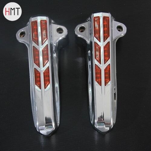Motorcycle Front Lower Fork Cover Lower Leg Slider Covers for Harley Touring FLHT FLHX FLHR 2014-up