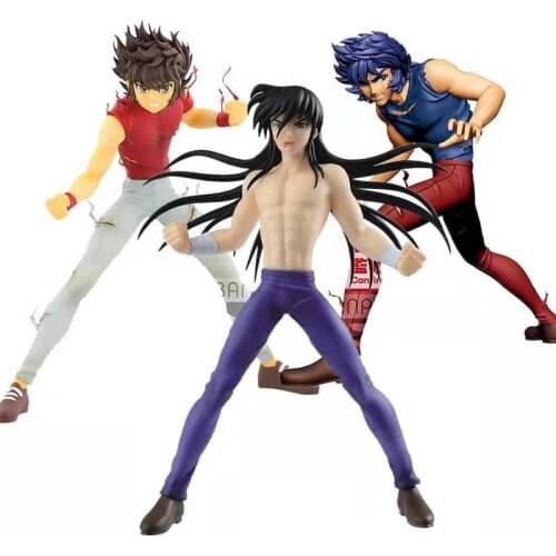 Original Banpresto Saint Seiya Shiryu Pegasus Phoenix Ikki Tenma Action Figure Model Toys Anime Brinquedos Figurals