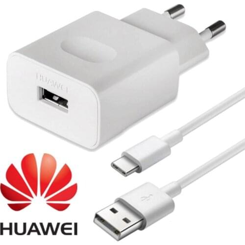 Original Huawei EU Fast Charger QC 2.0 Quick Charge adapter usb type c cable for Huawei Honor 9 nova 2 3 3e 4 5e p20 lite P9 P10