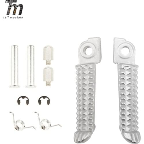 For YAMAHA R1 R6 MT09 MT07 R3 R15 R25 FZ1 FZ6 YZF600 YZF1000 Motorcycle Front / Rear Footrests Foot pegs Foot Pedal Spring