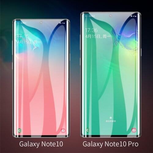 Full Glue Curved Full Cover Glass For Samsung Galaxy Note 10 5G Screen Protector protective film For Samsung Galaxy Note 10 Pro