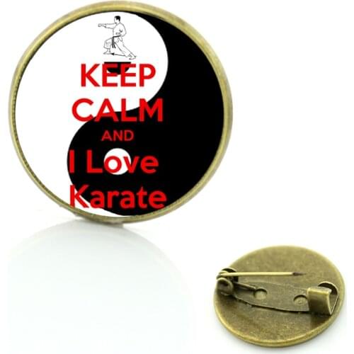 Sales 2017 trendy sports I Love Judo brooches pins men women karate jewelry high quality handmade badge brooch SP594