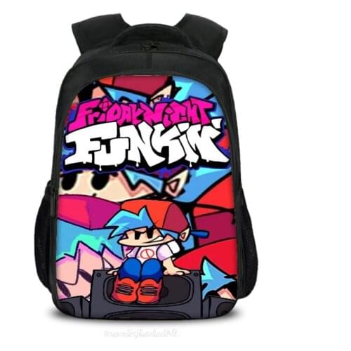 Hot Sale Friday Night Funkin Backpack for Children Cartoon School Bags Anime Rucksack Boys Girls Book Bag Teens Knapsack Mochila