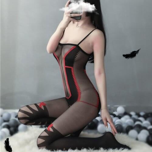 Sexy lingerie hot teddy bodysuit women sexy underwear Stretch open crotch erotic fun cosplay costumes hot porno lingerie kimino