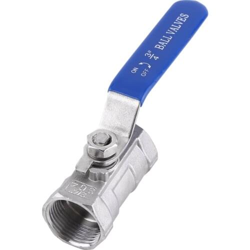 1pc Ball Valve Female Threaded Stainless Steel BallValve SS304 BSP 1/4" 1/2" 3/4" 1" 1-1/4" 1-1/2"