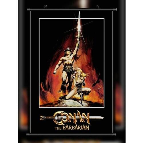 A63 Silk Poster Home Decoration ARNOLD SCHWARZENEGGER CONAN THE BARBARIAN MOVIE Wall Art Christmas Gift