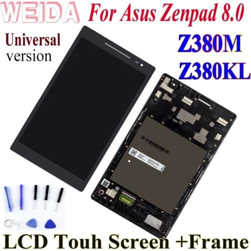 WEIDA LCD Replacement 8" For Asus Zenpad 8.0 Z380 Z380KL Z380M P024 P00A LCD Display Touch Screen Digitizer Assembly