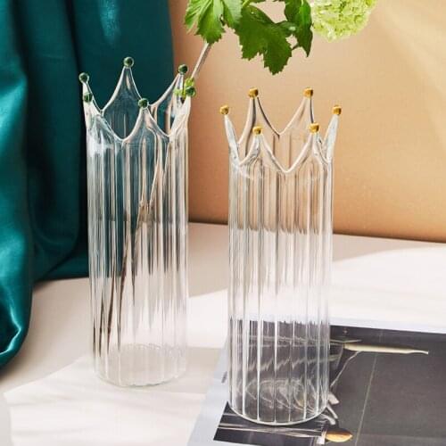 Glass Vase for Home Decor Table Nordic Glass Table Vase Hydroponics Plants Vases Home Modern Ornaments