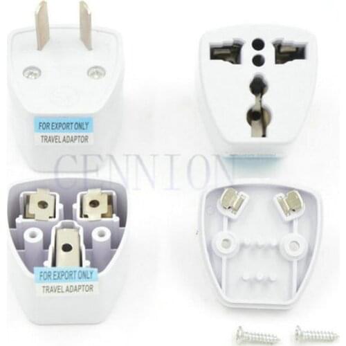 UK EU US DE to AU NZ 2PIN 3 Pins AC Power Plug Travel Adapter Converter 100pcs express shipping