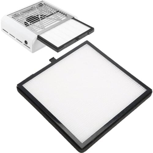 Latest HEPA Nail Vacuum Cleaner High Efficiency Filter Removes Dust Prevent Bacteria Vacuum Nail Machine Accessory Can Be Reused