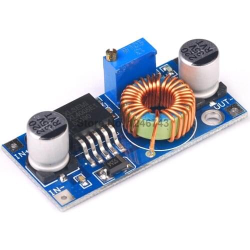 1PCS XL4005 DSN5000 Beyond LM2596 DC-DC Adjustable Step-Down Power Supply Module ,5A High Current,High Power