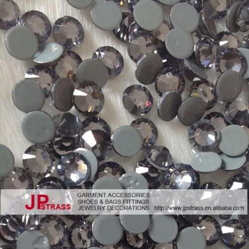 3mm ss10 hot fix rhinestone black diamond 1440 pieces each lot ; free shipping rhinestones crystal for high fashion dress