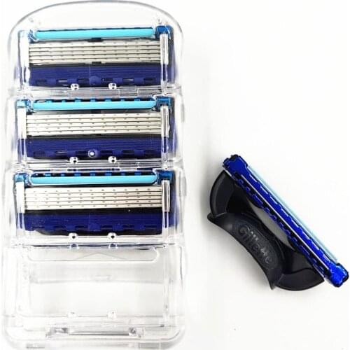 4pcs/lot Razor Blade For Men Shaving Blades Safety Blades Cassette Shaver Suit For Gillette Fusion Proglide