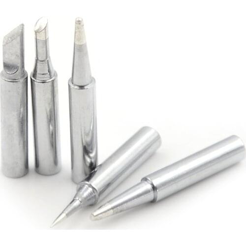 5pcs 60W Solder Iron Tip Electric Soldering Irons P36 Soldering Station Conical Bevel