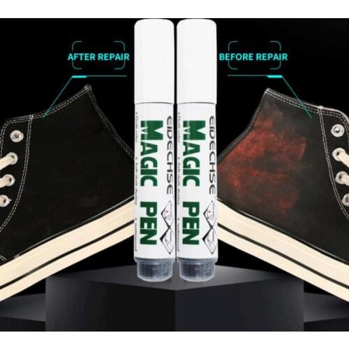 5 Pack 30ml Canvas Shoes Cleaning Repair Pen Cloth Dyeing Color Refurbished Pen Remove Grease Decontamination Deep Cleaning Gel
