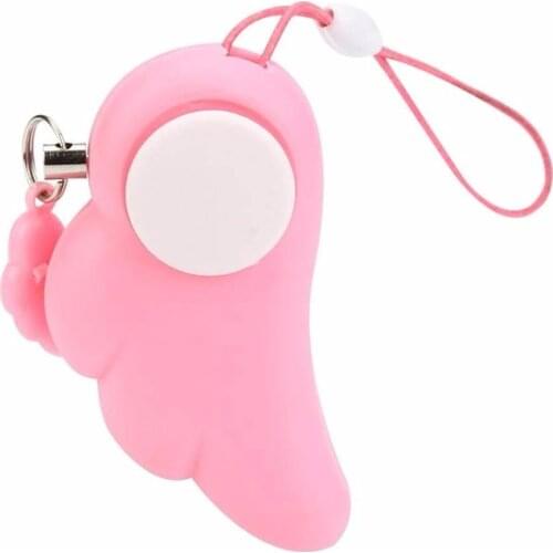 50pcs Self Defence Keychain Alarm Personal Protection Women Security Rape Alarm 90dB Loud Self Defense Supplies Emergency Alarm