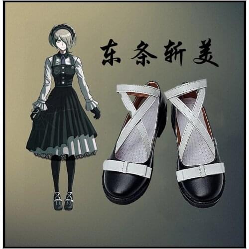 Anime Danganronpa V3: Killing Harmony Ultimate Maid Kirumi Tojo Cosplay Shoes Boots Cosplay Shoes Custom Made