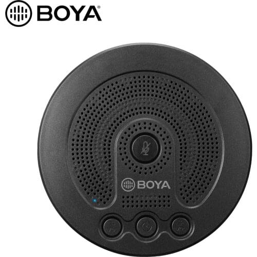 BOYA BY-BMM400Microphone Conference USB with Speaker with Monitoring Jack Compatible with Smartphone Tablet Laptop Microphone