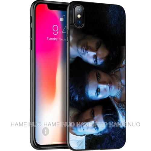 Black tpu case for iphone 5 5s SE 2020 6 6s 7 8 plus X 10 XR XS 11 pro MAX silicon cover case the Vampire Diaries