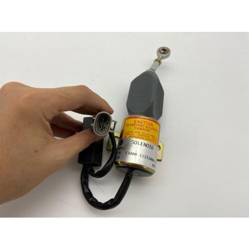 Excavator part Diesel Engine Flameout switch Stop Solenoid Valve 232C-1115030 B4000-1115030 F3400-1115100A-275