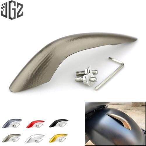 For VESPA GTS 200 300 Motorcycle CNC Aluminum Front Mudguard Nose Beak Fender Decoration 2013 2014 2015 2016 2017 2018 2019 2020