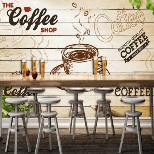 Dropship Colomac Restaurant Wallpaper Theme Cafe Restaurant Wall Painting Nordic Wallpaper Wallpapers for Bed Room Papier Peint