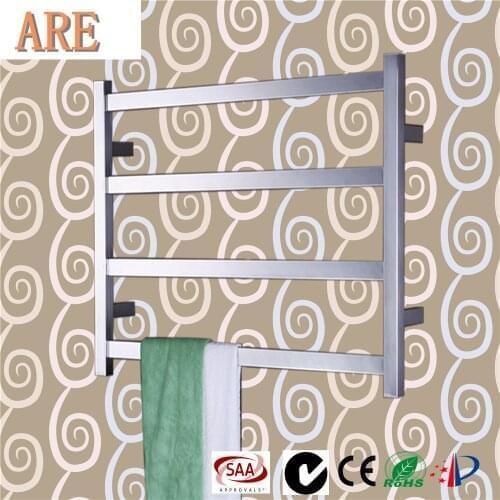 Free Shipping Stainless Steel 304 Electric Wall Mounted Towel Warmer ,Bathroom Accessories Racks,Heated Towel Rail TW-RT1