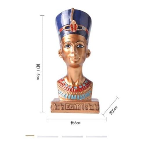 Egyptian queens head resinous handicrafts decorated home gifts decorative home crafts creative